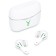Headphones AcCESSTYLE Tornado Gaming TWS, Game, up to 6 hours, BT 5.1, response 50 ms, white