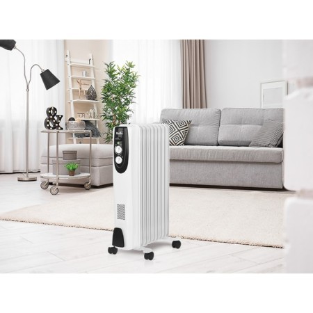 Ballu Classic Boh/CL-09WRN, oil, 2000 watts, 9 sections, 25 m², white-3
