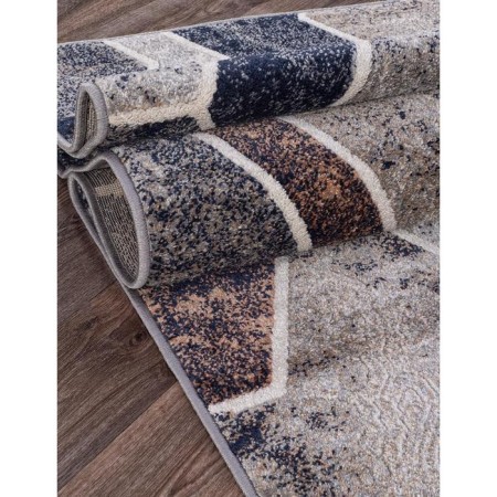 Rectangular Boston carpet, size 150x230 cm, color-gray color-1