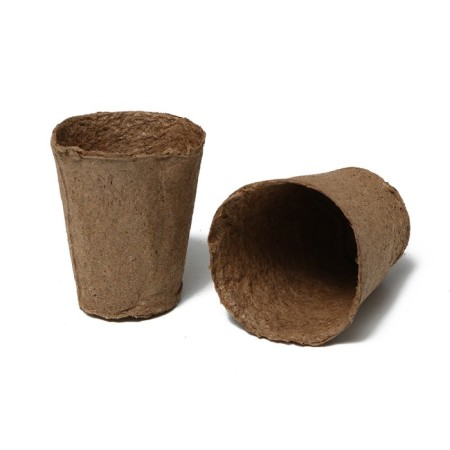 Peat pot, 100 ml, 6 × 6 cm, set 20 pcs., Greengo