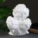 Figure "Angel sends an air kiss" White, 23x28x21cm