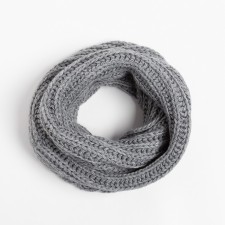 Female snood, gray color, size 120x32