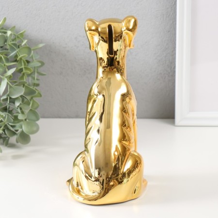 Копилка керамика "Пёсик золотой" 11,5х9,5х20,5 см-2