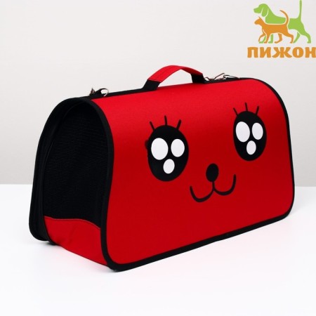 Bag - Animal Carriage "Funny Beetle", red, size L, 53 x 21 x 29 cm
