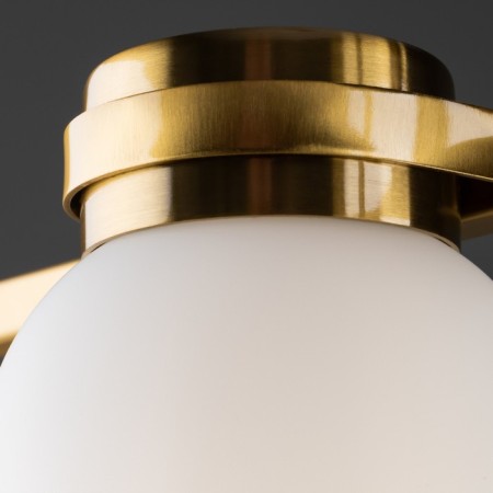 Suspended lamp Freya Fr5446PL-04BS Kamelia, 880x160x680 mm, E14, 4x40W, brass color-3