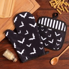 Kitchen set (2 items) of the “Night” share, a grade 17x17 cm, mittens 26x16 cm, 100% p/e