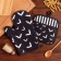 Kitchen set (2 items) of the “Night” share, a grade 17x17 cm, mittens 26x16 cm, 100% p/e