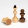 Wooden chess 29 x 29 cm, King H-7.2 cm, Pig H-4.5 cm