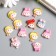 Decor for creativity plastic "Baby with a bow" set of 12 pcs mix 1.8x2.2x0.7 cm