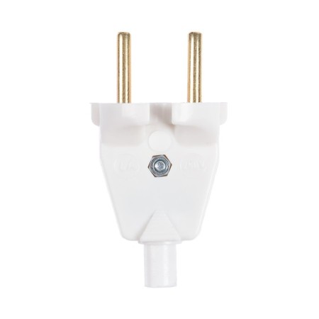 Shtepselnaya fork "Elect" B6-001, UHL4, 6 A, 250 V, IP20, white-1