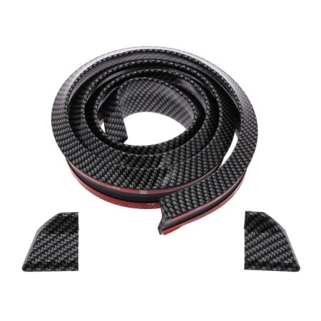 Car spoiler, 4.5 × 150 cm, universal, carbon, black