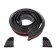Car spoiler, 4.5 × 150 cm, universal, carbon, black