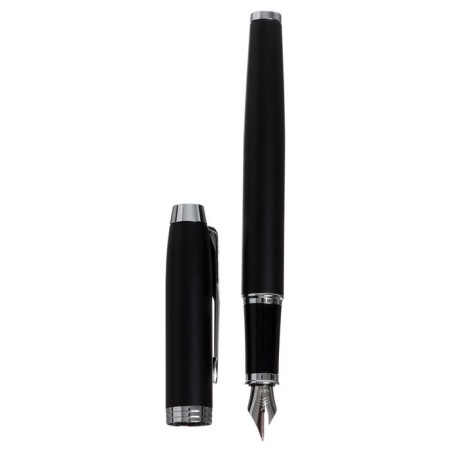 Fright pen Parker IM Essential F319 Matte Black CT 0.8 mm, stainless steel case, blue ink-3