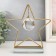 Interior metal souvenir, glass "drop in the star" gold 19.5x18x5.2 cm