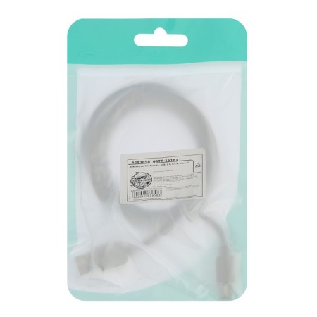 Luazon, Type -C - USB, 1 A, 1 m, black cable-5