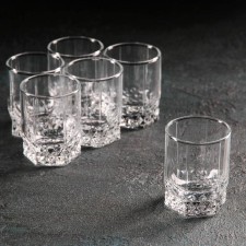 A set of glass piles for VALSE liquor, 60 ml, 6 pcs