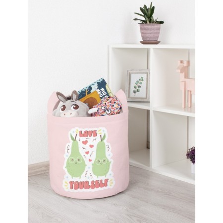 Basket for toys "Funny pears, size 35x35 cm