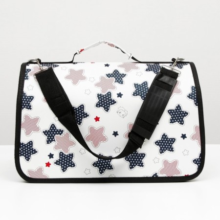 Bag - carrying for animals "Stars", size L, 53 x 21 x 29 cm-2