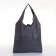 Permanent bag on the button, folding, black color