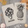 A set of kitchen towels of the PineApple 35x60cm-2pcs, 100% cotton