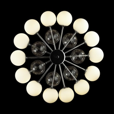 Cell chandelier Lumion. Marlene, 14x25W, G9, 310-1130 mm, chromium color