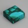 Box for jewelry, packaging, “malachite”, 7.5 x 7.5 x 3 cm