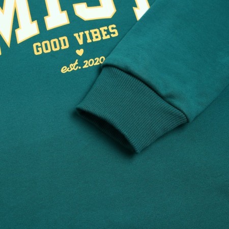 Women's sweatshirt MIST Old School size 48, green color-8