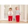 Set: jumper and pants crumb I am "New Year's animals", height 80-86 cm, red/white color