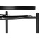 TRAY 1 Metal coffee table, black 46x46x52 cm