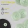 A set of buttons, 4 punctures, d = 22 mm, 10 pcs, olive color