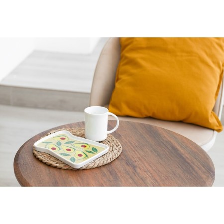 Tea couple ceramic "Enjoy", mug 200 ml, saucer 17.8x13.3 cm, white color-8