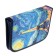 Penal 1 section 140 x 210 x 40 mm, folding pocket and cosmetic bag, fabric, calligrata top content "Paris"