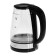 Electric kettle Goodhelper KPG-1800, plastic, glass flask, 1.8 l, 1500 watts, gray-black 1067812