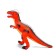 The radio-controlled dinosaur “t -rex”, light and sound effects, works on batteries, red color