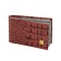 Businessman without fastening, 16 cards, burgundy color