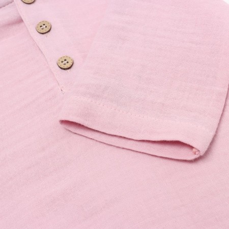 Kit for girls (blouse/pants), pink/hacks, height 80cm-3