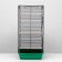 Cage for chinchillas "Pigger" No. 7, with 3 wooden floors, 58 x 40 x 82 cm, emerald