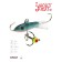 Balancir Lucky John Classic 3 + tee, 3 cm, color 54 blister