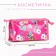 Lightning cosmetic bag, pink color