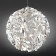 Suspended chandelier Danka E14 200W