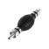 Manual pump for pumping fluids, 17.5 × 4.3 cm, v 0.055 m³