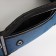 Lightning waist bag, 3 departments, blue color