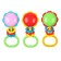 Rattle "Flower", color mix, Aelita