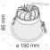 The built-in lamp Technical DL039-L15W4K, LED, 14 W, 150x150x85 mm, 850 lm, 4000k, white