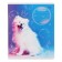 Notebook 12 sheets in a frequent slant on the clip "Dog", cover shaking cardboard, VD-smies, mix