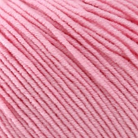 Yarn "Jeans" 55% cotton, 45% acrylic 160m/50g (36 St. Pink)-3