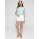 Women's shorts with high landing CONTE Elegant, size XL, color White