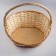 Basket "New", bottom: 34 × 24 cm, top: 43 × 37 cm, h = 14/19/41 cm, manual weaving, veneer, lobe