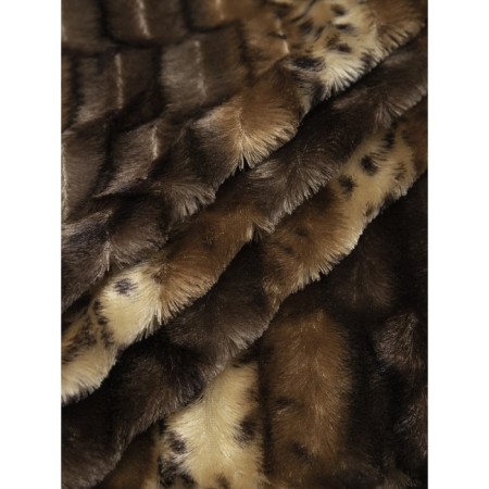 Buenas noches blanket, size 220x240 cm, beige color-3