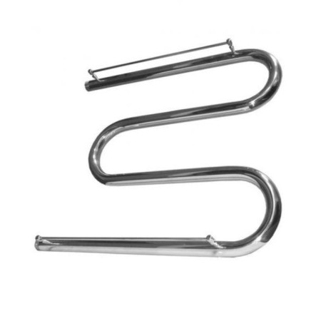 Dvin heated towel rail, water, m-shaped, 60/50, 1 ″, with a shelf